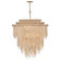Freya LED Chandelier in Burnished Gold (138|FR47006BNG)
