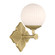 Orly One Light Wall Sconce in Aged Brass (60|ORY1001AGWH)