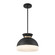 Gidget Two Light Pendant in Matte Black + Vibrant Gold (60|GID4015MKVG)