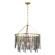 Gemma Seven Light Chandelier in Modern Gold (60|GEM7004MGSS)