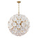 Esme 12 Light Chandelier in Aged Brass (60|ESM4009AGWH)