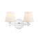 Colton Two Light Wall Sconce in Polished Chrome (60|COL202CH)
