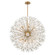 Adley 12 Light Chandelier in Aged Brass (60|ADL512AGCL)