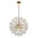 Adley Six Light Chandelier in Aged Brass (60|ADL506AGCL)