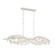 Broche Six Light Linear Chandelier in Matte White (60|567MT)
