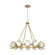 Flora 12 Light Chandelier in Buffed Gold (65|462101GF)