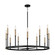 Davis 12 Light Chandelier in Espresso and Brass (65|458301ER)