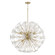 Emelie Eight Light Chandelier in Matte Brass (65|457881MA)