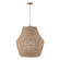Morada One Light Pendant in Light Fawn and Matte Brass (65|359713LFB)
