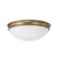 Hansen Two Light Flush Mount in Aged Brass (65|2032AD)