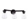 Aaron Three Light Vanity in Matte Black (65|161931MB664)
