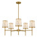 Windley Five Light Chandelier in Brushed Gold (10|WIND5032BRG)