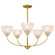 Whitecap Five Light Chandelier in Brushed Gold (10|WHP5028BRG)