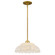 Whitecap One Light Pendant in Brushed Gold (10|WHP1814BRG)