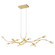 Cora LED Island Pendant in Gold Leaf (10|PCCOR1250GFL)