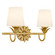 Dorothea Two Light Vanity in Gold Leaf (10|DOT8616GFL)