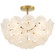 Audrey Four Light Semi-Flush Mount in Brushed Gold (10|AUD1718BRG)