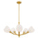 Adelyn Five Light Chandelier in Gold Leaf (10|ADEL5030GFL)