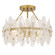 Abigail Four Light Semi-Flush Mount in Brushed Gold (10|ABI1718BRG)