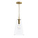 Jheni One Light Pendant in Brushed Gold (54|P500511191)