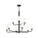 Mack Nine Light Chandelier in Matte Black (54|P40047831M)