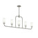 Mack Five Light Linear Chandelier in Brushed Nickel (54|P400476009)