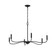 Ilia Six Light Chandelier in Matte Black (54|P40046331M)