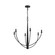 Jheni Six Light Chandelier in Matte Black (54|P40045931M)