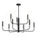 Reines Nine Light Chandelier in Matte Black (54|P40044931M)