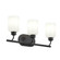 Reines Three Light Bath Vanity in Matte Black (54|P30057931M)