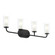 Mack Four Light Bath Vanity in Matte Black (54|P30057731M)