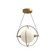 Aries LED Pendant in Brushed Gold (347|PD76712BGUNV)