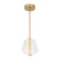 Mulberry LED Pendant in Brushed Gold/Light Guide (347|PD62511BGLGUNV)
