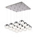 Pluto LED Pendant in Chrome (347|MP402801CH16)