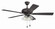 Eos Clear 4 Light 52'' Ceiling Fan in Classic Bronze (46|ECF104CBZ5CBZWLN)