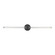 Reiya Round LED Vanity in Nightshade Black (182|SLV84427BCA)