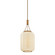 Judson One Light Lantern in Patina Brass (67|F4814PBR)