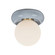 Tyra One Light Flush Mount in Aged Brass (428|H1160501AGBCFK)