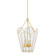 Clarisse Four Light Lantern in Aged Brass (428|H1132704AGBSBQ)