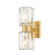 Danae Two Light Bath in Aged Brass (428|H1107302AGB)