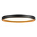 Nix LED Flush Mount in Black/Gold (347|FM0702615BKGD)