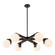Briar Six Light Chandelier in Black (347|CH11537BK)