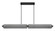 Neoness LED Linear Chandelier in Matte Black (40|50056019)