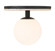 Carnagie LED Flush Mount in Matte Black (40|49915023)