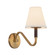 Sloan One Light Wall Sconce in Brushed Gold/White Linen (452|WS445106BGWL)