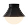 Shelton One Light Semi-Flush Mount in Matte Black (452|SF595211MBOP)