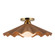 Furrow One Light Semi-Flush Mount in Peach (452|SF354016PEC)