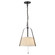 Scout Two Light Pendant in Matte Black/White Linen (452|PD675213MBWL)