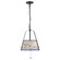 Scout Two Light Pendant in Matte Black/Blue Linen (452|PD675213MBBL)