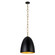 Grant One Light Pendant in Matte Black (452|PD423014MB)